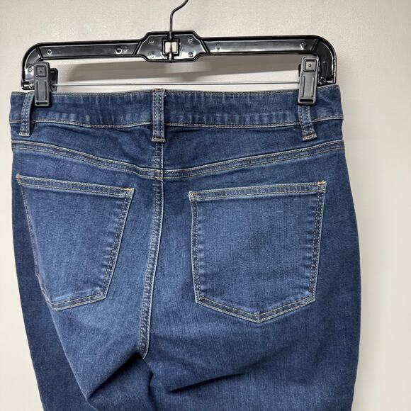 Talbots Womens Heritage Ankle Crop Blue Jeans Mid Rise Medium Wash Size 6 - Picture 4 of 10